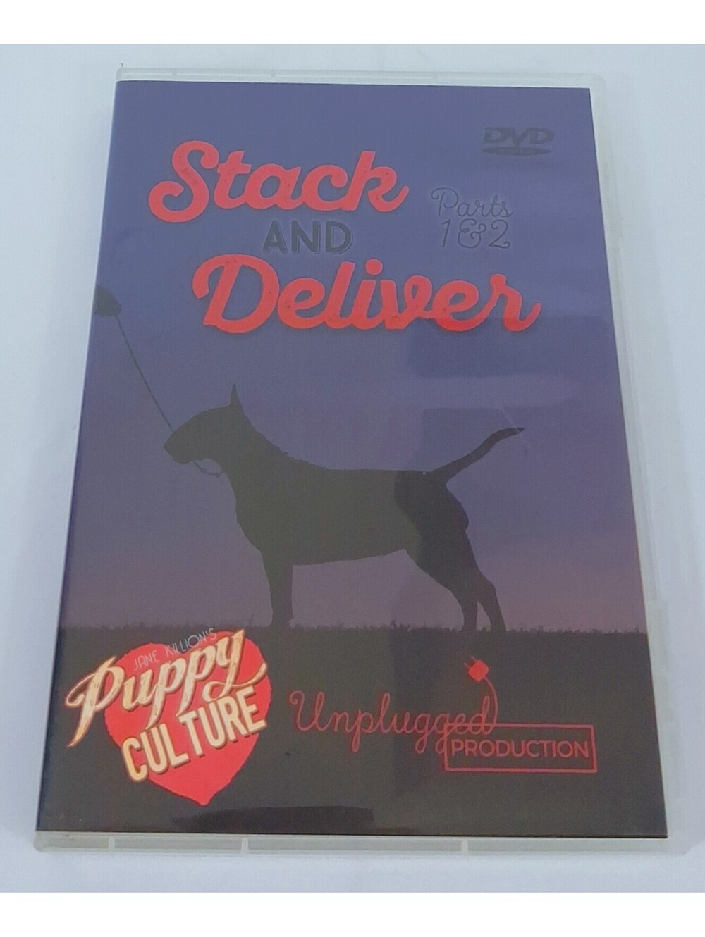 STACK & Deliver Parts 1 & 2 Jane KILLION'S Puppy Culture DVD 2-Disc